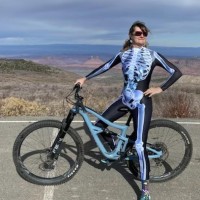 Maureen Gaffney and bike