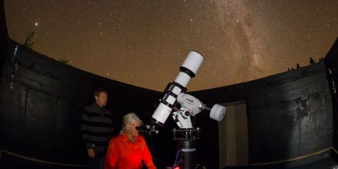 Star gazing at Pukaki Observatory 